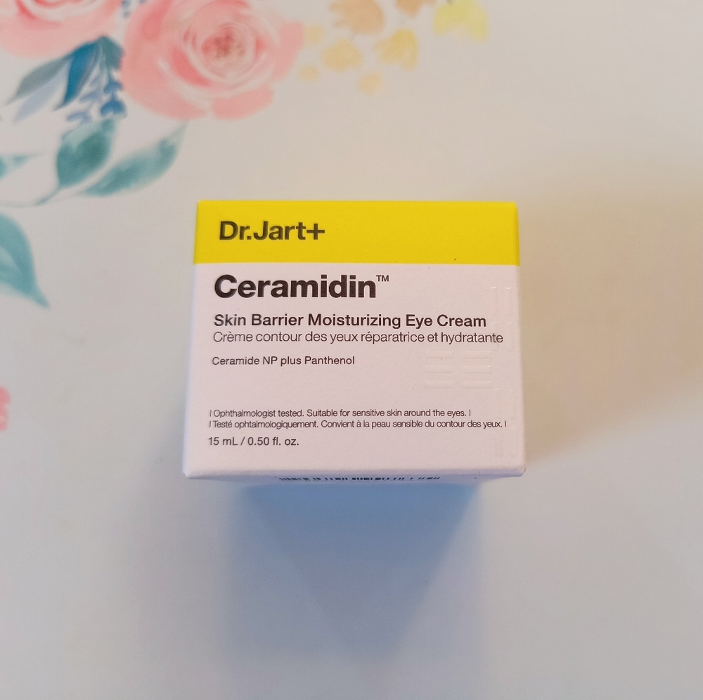 Dr. Jart+ Ceramidin Skin Barrier Moisturizing  Eye Cream Ceramide NP +Panthenol